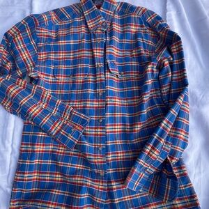 Wrangler Multicolor Plaid Men's Shirt